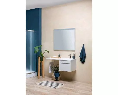 Купить Тумба под раковину Aquanet Токио 130 236917 подвесная Белая в магазине сантехники Santeh-Crystal.ru