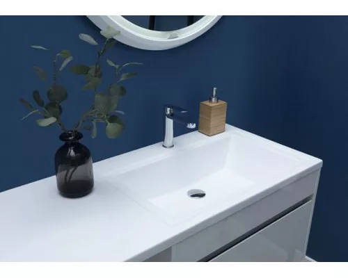 Купить Тумба под раковину Aquanet Токио 130 236917 подвесная Белая в магазине сантехники Santeh-Crystal.ru