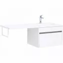 Тумба с раковиной Aquanet Токио 120 R 239213 подвесная Белая