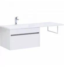 Тумба с раковиной Aquanet Токио 130 L 239217 подвесная Белая