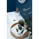 Заказать Тумба с раковиной Aquanet Токио 130 L 239217 подвесная Белая в магазине сантехники Santeh-Crystal.ru
