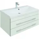 Тумба с раковиной Aquanet Верона 90 287675 подвесная Белая Тумба с раковиной Aquanet Верона 90 287675 подвесная Белая