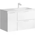 Тумба под раковину Aqwella Accent 90 R ACC0109RW подвесная Белая Тумба под раковину Aqwella Accent 90 R ACC0109RW подвесная Белая