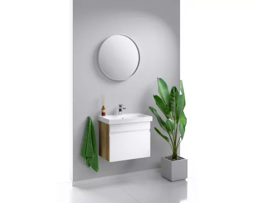 Купить Тумба под раковину Aqwella Smart 60 SRT0106DB подвесная Дуб балтийский в магазине сантехники Santeh-Crystal.ru