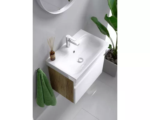 Купить Тумба под раковину Aqwella Smart 60 SRT0106DB подвесная Дуб балтийский в магазине сантехники Santeh-Crystal.ru