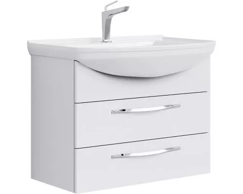 Заказать Тумба под раковину Aqwella Аллегро 75 Agr.01.07/2 подвесная Белая в магазине сантехники Santeh-Crystal.ru