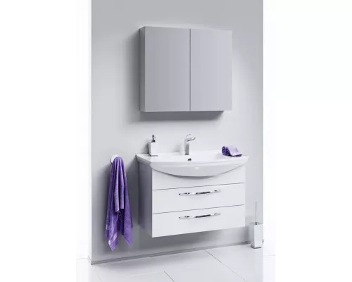 Заказать Тумба под раковину Aqwella Аллегро 75 Agr.01.07/2 подвесная Белая в магазине сантехники Santeh-Crystal.ru