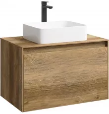 Корпус тумбы под раковину Aqwella 5 Stars Mobi 80 MOB0108DB подвесной Дуб балтийский
