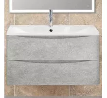 Тумба под раковину BelBagno ACQUA-1000-2C-SO-CVG подвесная Cemento Verona Grigio