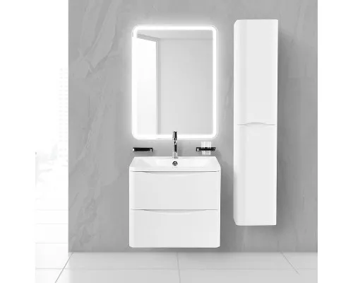 Купить Тумба под раковину BelBagno 70 ACQUA-700-2C-SO-BL подвесная Bianco Lucido в магазине сантехники Santeh-Crystal.ru