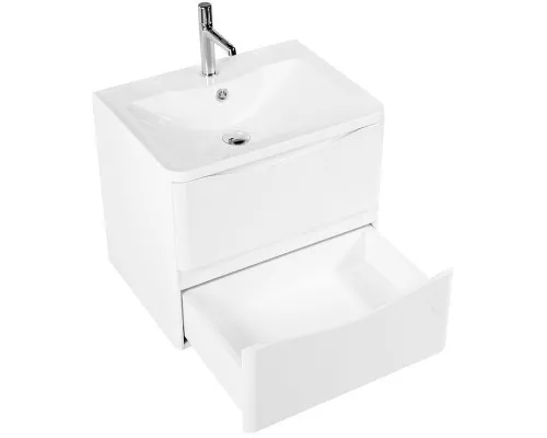 Купить Тумба под раковину BelBagno 70 ACQUA-700-2C-SO-BL подвесная Bianco Lucido в магазине сантехники Santeh-Crystal.ru