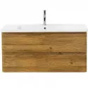 Тумба под раковину BelBagno 105 ALBANO-CER-1050-2C-SO-RR подвесная Rovere Rustico