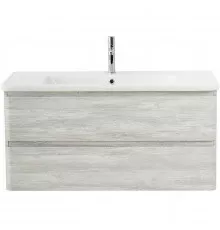 Тумба под раковину BelBagno 105 ALBANO-CER-1050-2C-SO-RVB подвесная Rovere Vintage Bianco