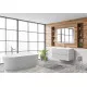 Приобрести Тумба под раковину BelBagno 105 ALBANO-CER-1050-2C-SO-RVB подвесная Rovere Vintage Bianco в магазине сантехники Santeh-Crystal.ru