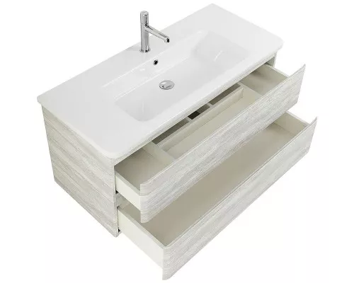 Приобрести Тумба под раковину BelBagno 105 ALBANO-CER-1050-2C-SO-RVB подвесная Rovere Vintage Bianco в магазине сантехники Santeh-Crystal.ru