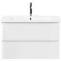 Тумба под раковину BelBagno 80 ALBANO-CER-800-2C-SO-BL подвесная Bianco Lucido