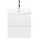 Тумба под раковину BelBagno 50 ALBANO-CER-500-2C-SO-BL подвесная Bianco Lucido