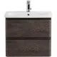 Купить Тумба под раковину BelBagno 60 ALBANO-CER-600-2C-SO-RNG подвесная Robere Nature Grigio в магазине сантехники Santeh-Crystal.ru