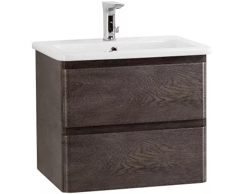 Купить Тумба под раковину BelBagno 60 ALBANO-CER-600-2C-SO-RNG подвесная Robere Nature Grigio в магазине сантехники Santeh-Crystal.ru