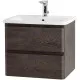 Купить Тумба под раковину BelBagno 60 ALBANO-CER-600-2C-SO-RNG подвесная Robere Nature Grigio в магазине сантехники Santeh-Crystal.ru
