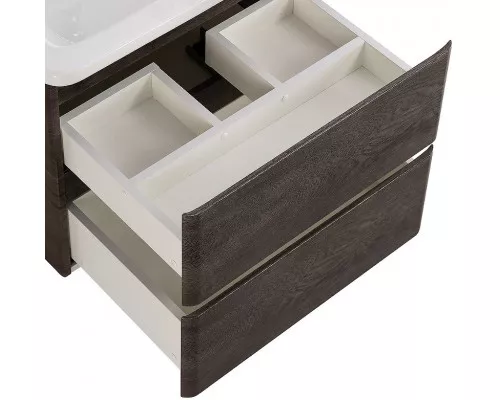 Купить Тумба под раковину BelBagno 60 ALBANO-CER-600-2C-SO-RNG подвесная Robere Nature Grigio в магазине сантехники Santeh-Crystal.ru