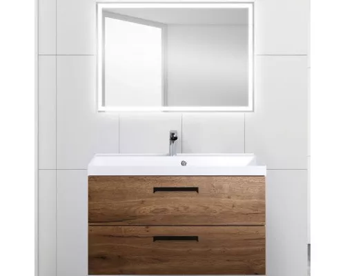 Заказать Тумба под раковину BelBagno Aurora 90 AURORA-900-2C-SO-RT подвесная Rovere Tabacco в магазине сантехники Santeh-Crystal.ru
