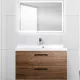 Заказать Тумба под раковину BelBagno Aurora 90 AURORA-900-2C-SO-RT подвесная Rovere Tabacco в магазине сантехники Santeh-Crystal.ru