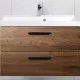 Заказать Тумба под раковину BelBagno Aurora 90 AURORA-900-2C-SO-RT подвесная Rovere Tabacco в магазине сантехники Santeh-Crystal.ru