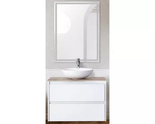 Купить Тумба под раковину BelBagno Kraft 70 KRAFT-700-2C-SO-BO подвесная Bianco Opaco в магазине сантехники Santeh-Crystal.ru