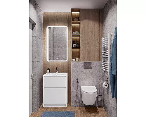 Тумба под раковину BelBagno Kraft 60 KRAFT-600-2C-PIA-BO Bianco Opaco