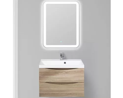 Заказать Тумба под раковину BelBagno Marino 70 MARINO-700-2C-SO-WO-P подвесная Rovere Bianco в магазине сантехники Santeh-Crystal.ru