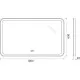 Приобрести Зеркало BelBagno Marino 100 SPC-MAR-1000-600-LED-TCH-WARM с подсветкой с подогревом с сенсорным выключателем в магазине сантехники Santeh-Crystal.ru