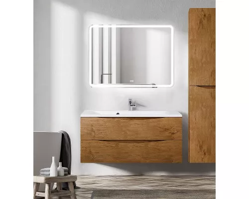 Приобрести Зеркало BelBagno Marino 110 SPC-MAR-1100-800-LED-TCH-WARM с подсветкой с подогревом с сенсорным выключателем в магазине сантехники Santeh-Crystal.ru