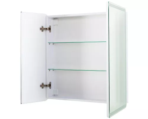Приобрести Зеркальный шкаф BelBagno Marino 80 SPC-MAR-800/800-2A-LED-TCH с подсветкой Белый в магазине сантехники Santeh-Crystal.ru
