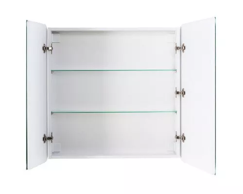 Приобрести Зеркальный шкаф BelBagno Marino 80 SPC-MAR-800/800-2A-LED-TCH с подсветкой Белый в магазине сантехники Santeh-Crystal.ru