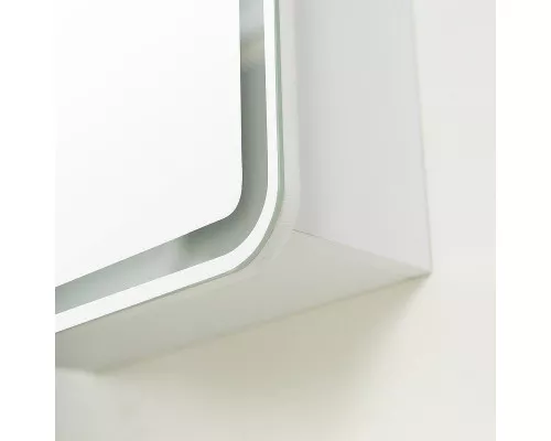 Приобрести Зеркальный шкаф BelBagno Marino 80 SPC-MAR-800/800-2A-LED-TCH с подсветкой Белый в магазине сантехники Santeh-Crystal.ru