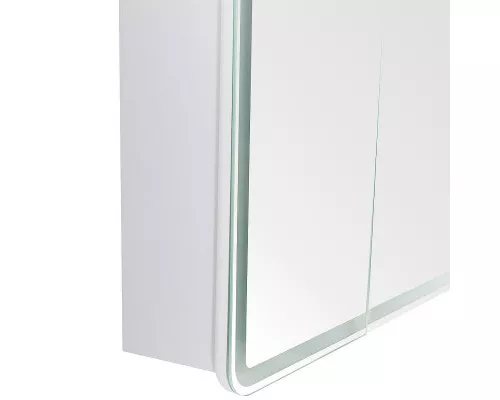 Приобрести Зеркальный шкаф BelBagno Marino 80 SPC-MAR-800/800-2A-LED-TCH с подсветкой Белый в магазине сантехники Santeh-Crystal.ru