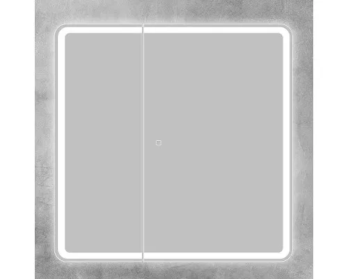 Приобрести Зеркальный шкаф BelBagno Marino 80 SPC-MAR-800/800-2A-LED-TCH с подсветкой Белый в магазине сантехники Santeh-Crystal.ru