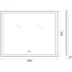 Купить Зеркало BelBagno SPC-GRT-1000-800-LED-TCH-WARM с подсветкой с подогревом с сенсорным выключателем в магазине сантехники Santeh-Crystal.ru