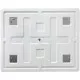 Купить Зеркало BelBagno SPC-GRT-1000-800-LED-TCH-WARM с подсветкой с подогревом с сенсорным выключателем в магазине сантехники Santeh-Crystal.ru