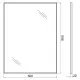 Купить Зеркало BelBagno SPC-AL-600-800 Хром в магазине сантехники Santeh-Crystal.ru