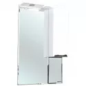 Зеркало со шкафом Bellezza Альфа 65 R 4618810001016 с подсветкой Белое