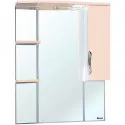 Зеркало со шкафом Bellezza Лагуна 85 R 4612114001079 с подсветкой R Бежевое Белое