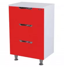 Тумба Bellezza Лагуна 60 4632109140033 Красная Белая