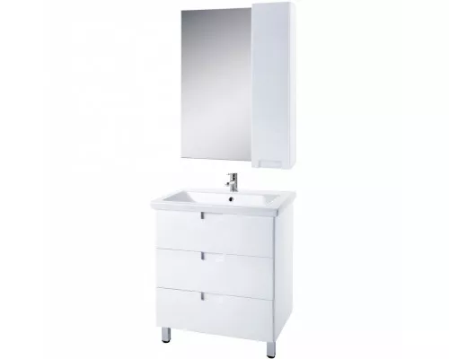 Заказать Зеркало со шкафом Bellezza Пегас 60 R 4610409001018 Белое в магазине сантехники Santeh-Crystal.ru
