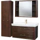 Купить Шкаф пенал Bellezza Рикарда 40 L 4629605182445 подвесной Каштан в магазине сантехники Santeh-Crystal.ru