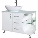 Тумба под раковину Bellezza Рио 90 L 4633615142016 Белая Тумба под раковину Bellezza Рио 90 L 4633615142016 Белая