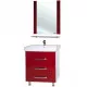 Купить Зеркало Bellezza Рокко 50 4613706030033 с полкой Красное в магазине сантехники Santeh-Crystal.ru