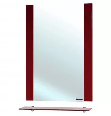 Зеркало Bellezza Рокко 60 4613709030030 с полкой Красное