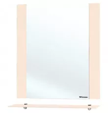 Зеркало Bellezza Рокко 70 4613711030073 с полкой Бежевое